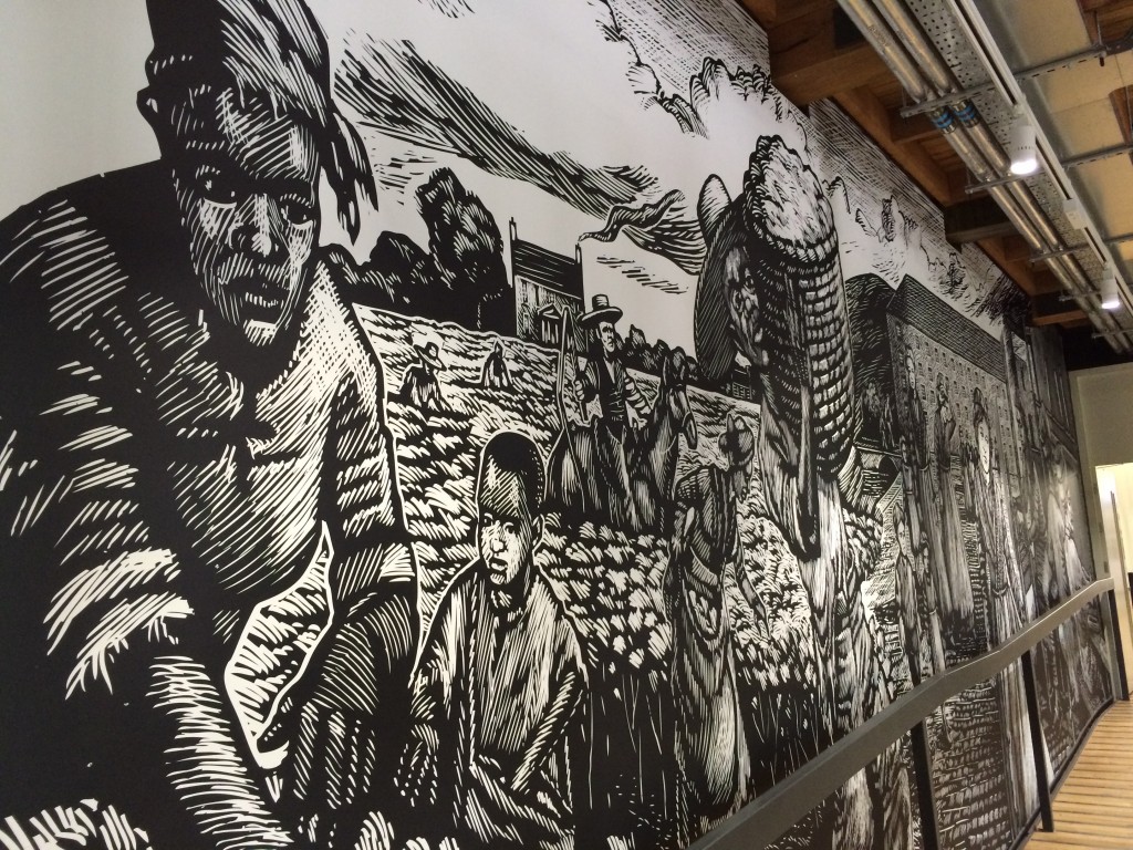 The Gateway has wonderful wall art