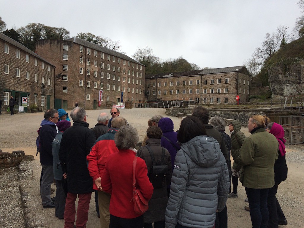 The guided tour revealed many hidden aspects of Cromford Mills